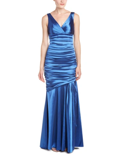 Shop Theia Gown In Blue