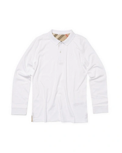 Shop Burberry Spread Collar Shirt In Nocolor