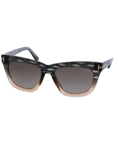 Shop Tom Ford Celina 55mm Sunglasses In Nocolor