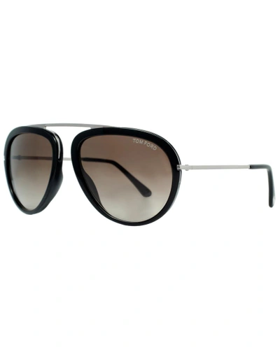 Shop Tom Ford Unisex Stacy 57mm Sunglasses In Nocolor