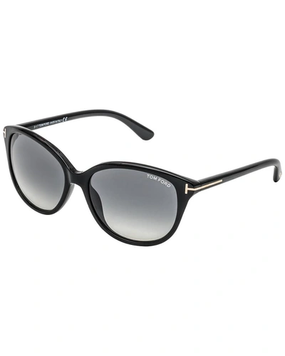 Shop Tom Ford Karmen 57mm Sunglasses In Nocolor