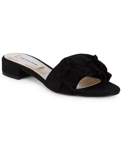 Shop Saks Fifth Avenue Kari Ruffle Suede Mule In Nocolor