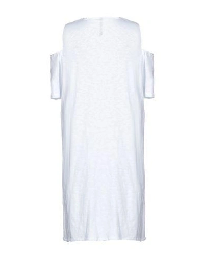 Shop Manila Grace Short Dresses In White
