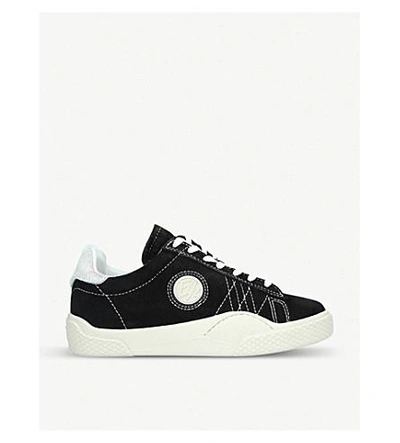 Shop Eytys Wave Suede Low-top Trainers In Black