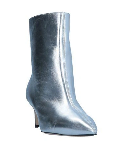 Shop Paul Andrew Ankle Boots In Silver