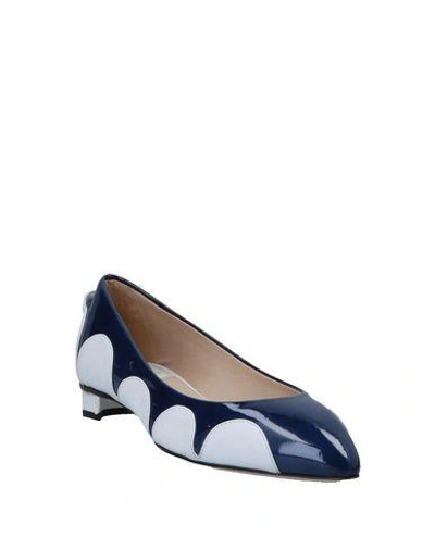 Shop O Jour Ballet Flats In Blue