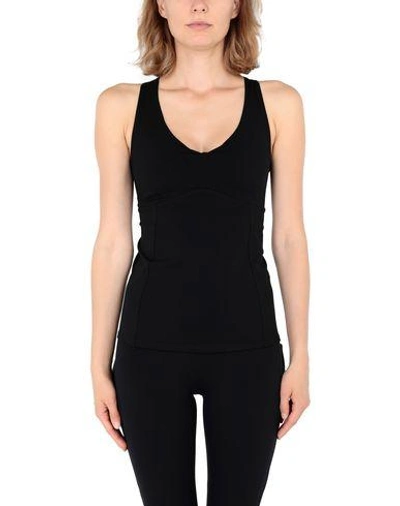 Sàpopa Tulipano Grey Lace Tank Top In Black