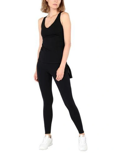 Sàpopa Tulipano Grey Lace Tank Top In Black