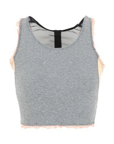 Shop Sàpopa Mandy Top Woman Top Grey Size Xs Nylon, Elastane, Polyester