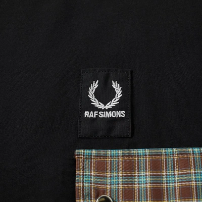 Shop Raf Simons Fred Perry X  Pocket Detail Tee In Black