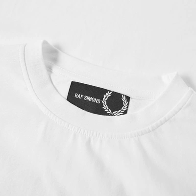 Shop Raf Simons Fred Perry X  Long Sleeve Tape Detail Tee In White