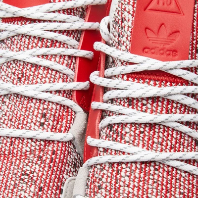 Shop Adidas Consortium Adidas Originals By Pharrell Williams Solarhu Tennis V2 In Red
