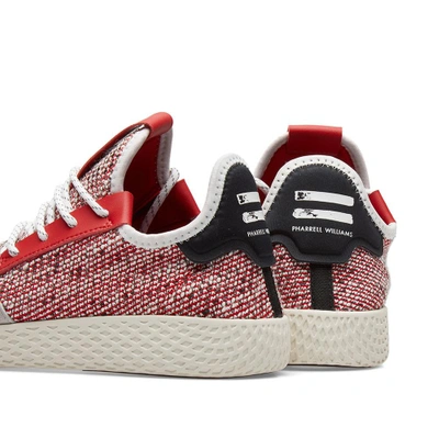 Shop Adidas Consortium Adidas Originals By Pharrell Williams Solarhu Tennis V2 In Red