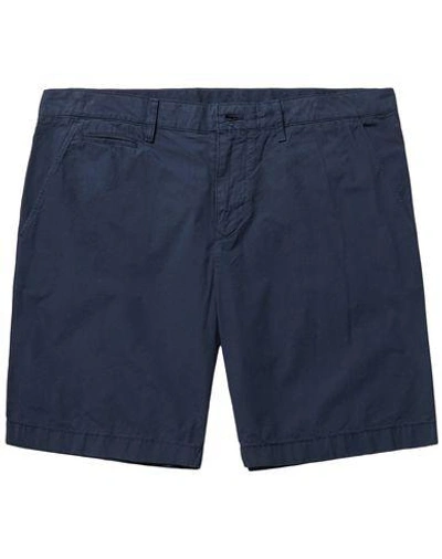 Shop Burberry Shorts & Bermuda In Dark Blue