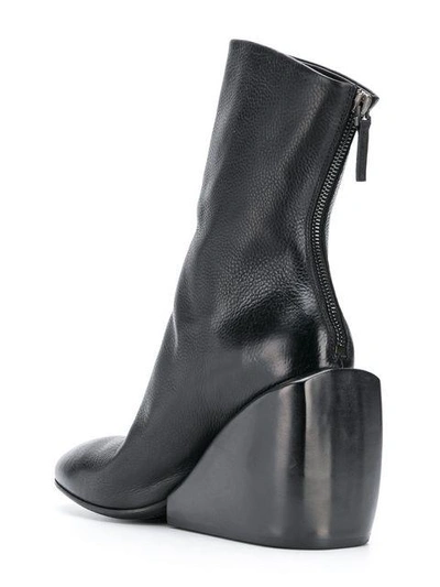 Shop Marsèll Wedge Ankle Boots In Black