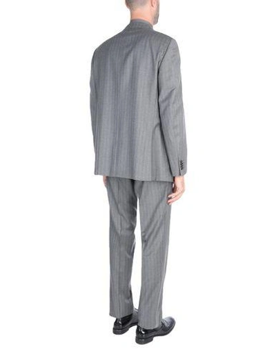 Shop Caruso Suits In Grey