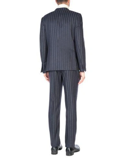Shop Caruso Suits In Dark Blue