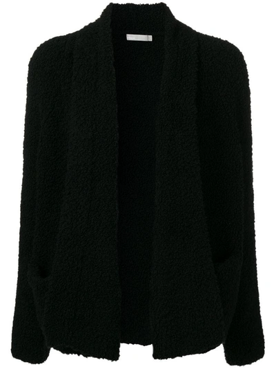 Shop Vince Fleece Knit Cardigan - Black