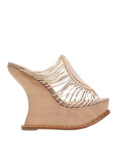 Shop Paloma Barceló Sandals In Beige