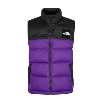 Shop The North Face 1992 Nuptuse Quilted Shell Gilet In Purple