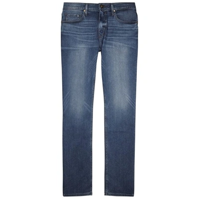 Paige Federal Transcend Straight-leg Jeans In Light Blue | ModeSens