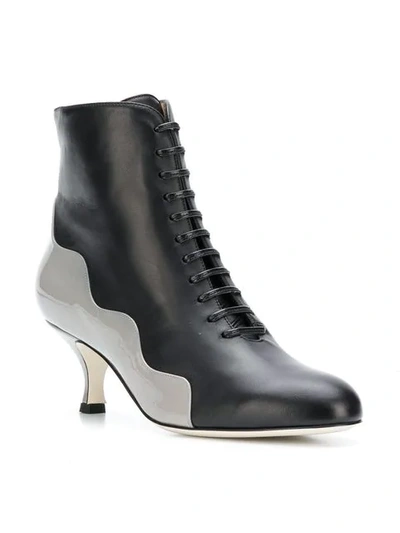 Shop Francesca Bellavita Lace-up Boots - Black