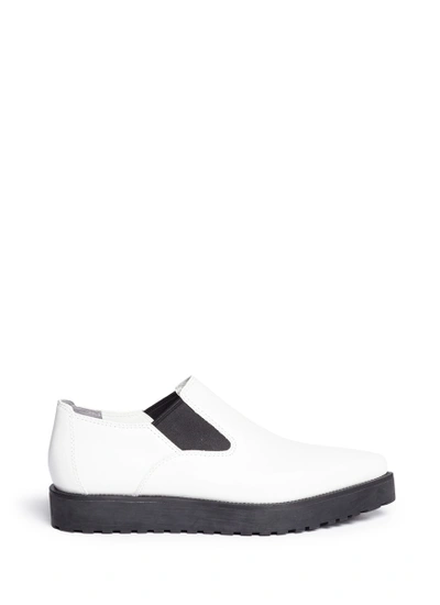 Alexander Wang 'catherine' Leather Slip-ons In White