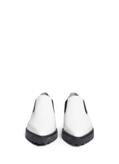 Shop Alexander Wang 'catherine' Leather Slip-ons