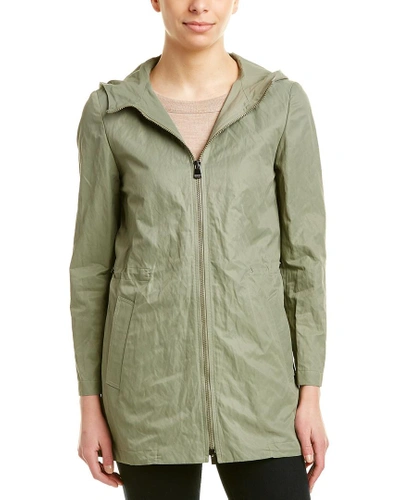 Shop Cinzia Rocca Icons Rain Jacket In Green