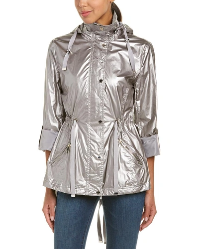 Shop Kenneth Cole New York Metallic Parka