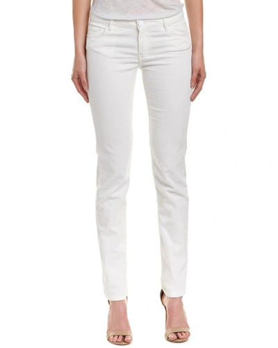 Shop Maje Straight Corduroy Pant In White