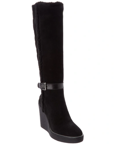 Shop Aquatalia Viviana Waterproof Suede Boot In Nocolor