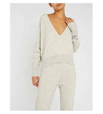 Shop Love Stories Ace Knitted Jumper In 980-grey