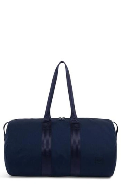 Shop Herschel Supply Co Hayward Duffel Bag - Blue In Pea Coat
