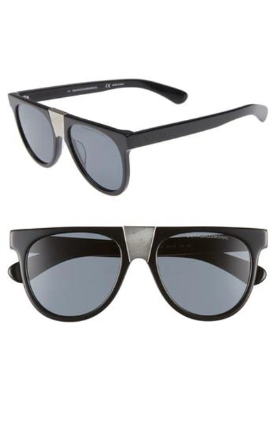 Shop Calvin Klein 52mm Flat Top Sunglasses - Black