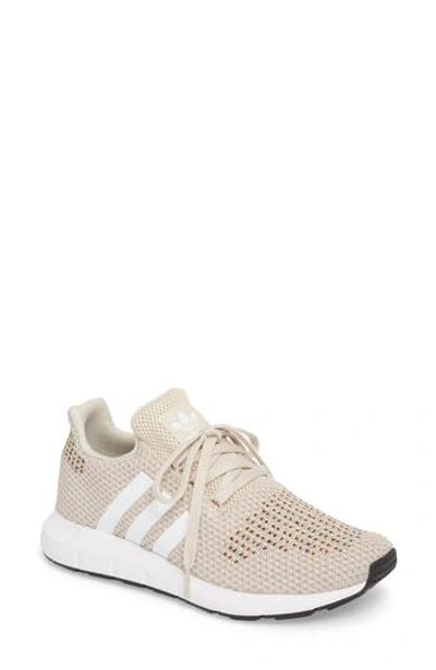 Shop Adidas Originals Swift Run Sneaker In Clear Brown/ White/ Core Black