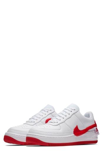 nike air force 1 jester white red