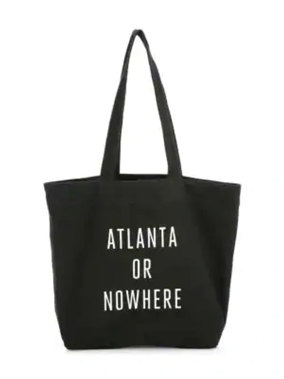 Shop Knowlita Atlanta Or Nowhere Tote Bag In Black