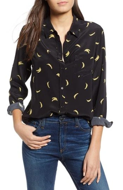 Shop Rails Kate Print Shirt In Bananas