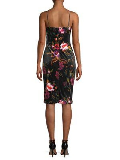 Shop Black Halo Bowery Floral Dress In Literature
