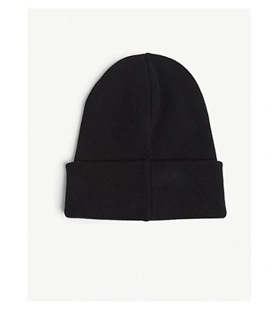 Shop Dsquared2 Icon Wool Beanie In Black White