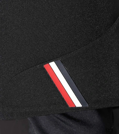 Shop Moncler Entova Fur-trimmed Down Jacket In Black