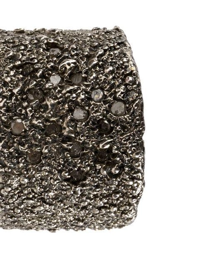 Shop Tobias Wistisen Stone Grain Ring In Metallic