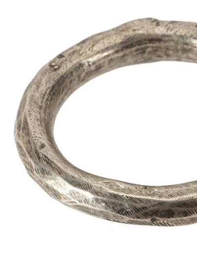 Shop Tobias Wistisen Broken Design Ring In Metallic
