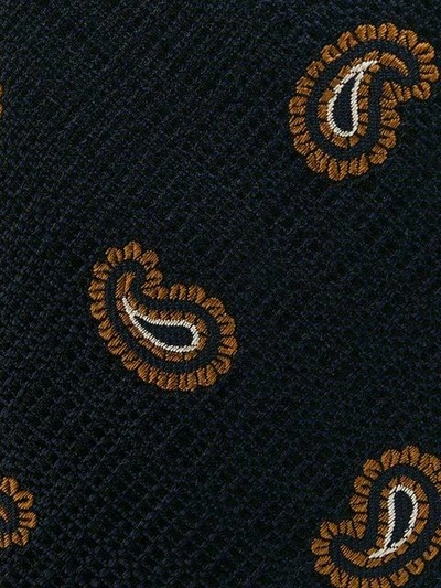 佩斯理花纹真丝领带