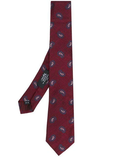Shop Nicky Paisley Tie - Red