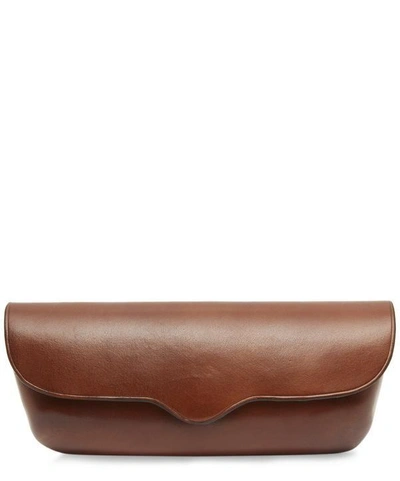 Shop Il Bussetto Glasses Case Holder In Brown