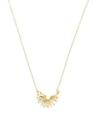 Shop Alex Monroe Gold-plated Nest Structure Half Circle Necklace