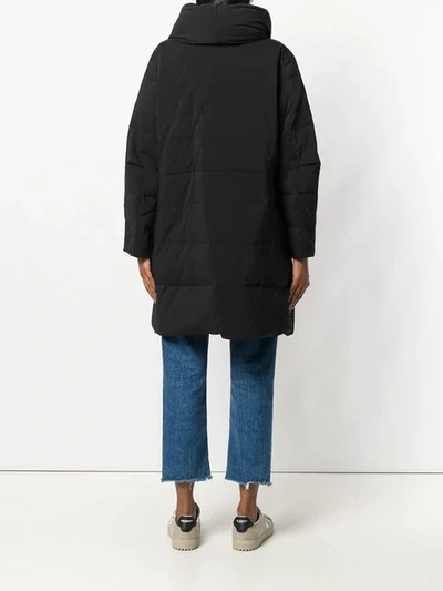 Shop Plantation Midi Puffer Jacket In Black