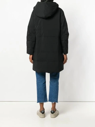 Shop Plantation Midi Puffer Jacket In Black